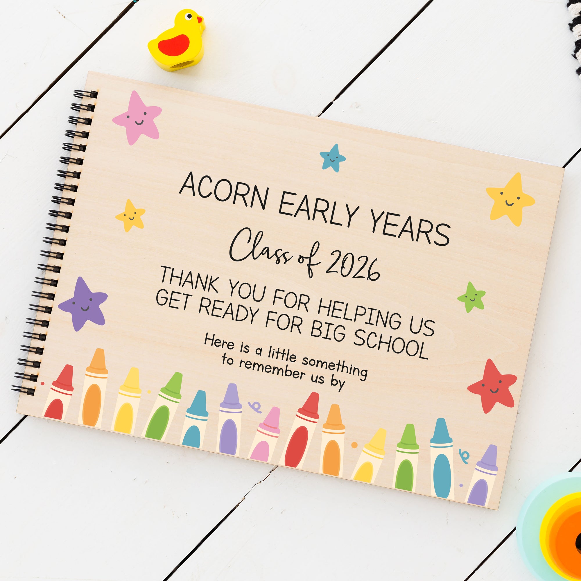 Personalised Nursery Preschool Teacher Class Memory Scrapbook
