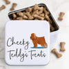 Personalised Metal Square Pet Treat Tin