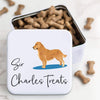 Personalised Metal Square Pet Treat Tin