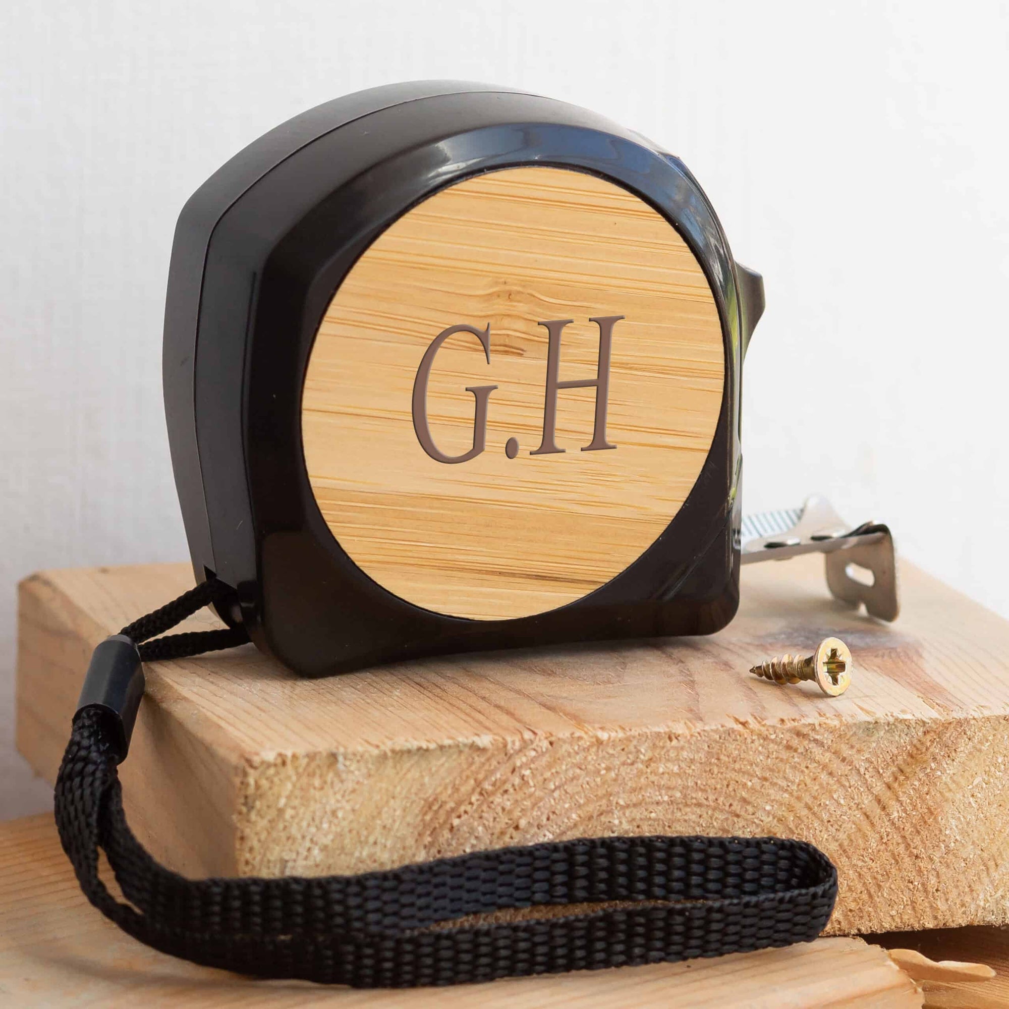 Personalised Engraved Initial Tape Measure