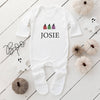 Personalised Halloween Ghost Babygrow/Sleepsuit/T-Shirt