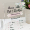 Personalised Nanny / Grandma Bed and Breakfast Plaque