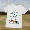 Personalised I Am 1 Today Birthday Safari Animal Kids White T-Shirt