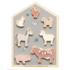 Personalised Wooden Farm Animal Puzzle Toy