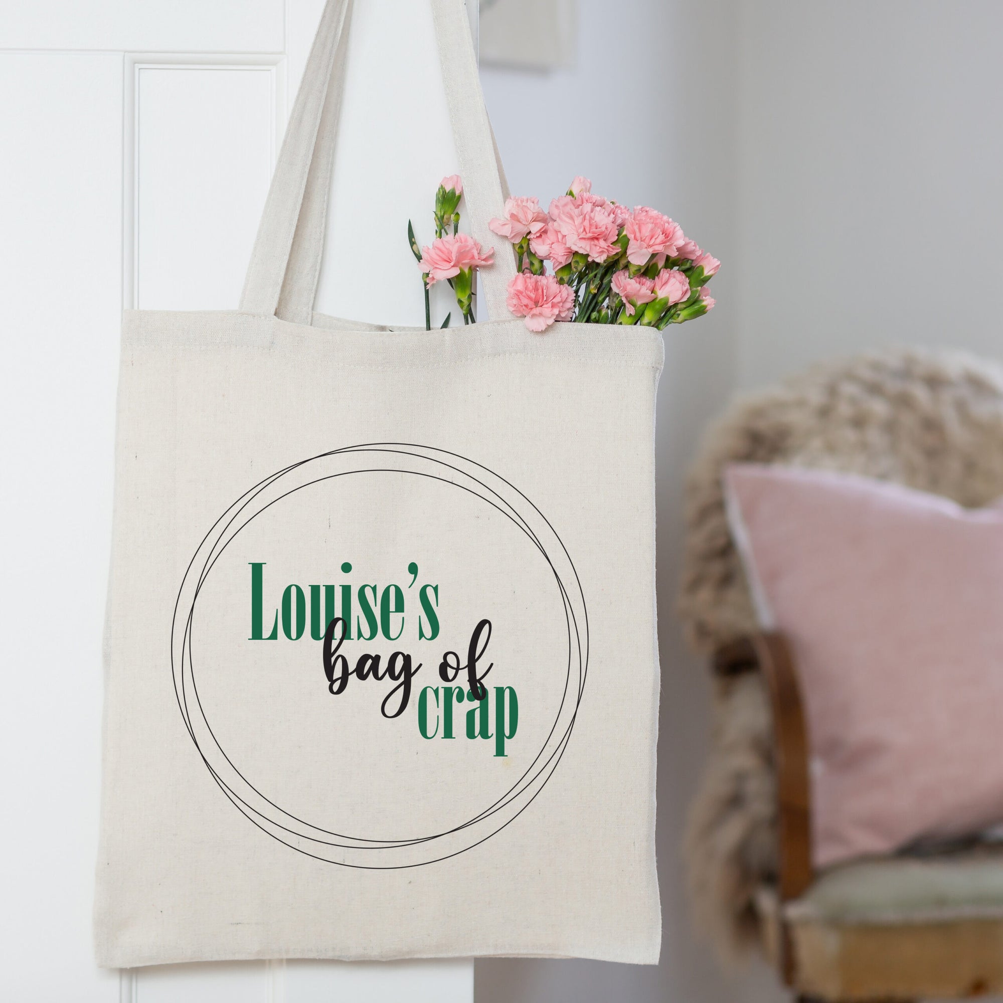 Personalised Bag of Crap Name Tote Bag