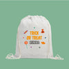 Personalised Halloween Trick or Treat Drawstring Bag - Name