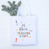 Personalised Teacher Stuff Tote Bag