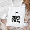 Personalised Halloween Trick or Treat Tote Bag  Ghost