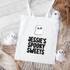 Personalised Halloween Trick or Treat Tote Bag  Ghost