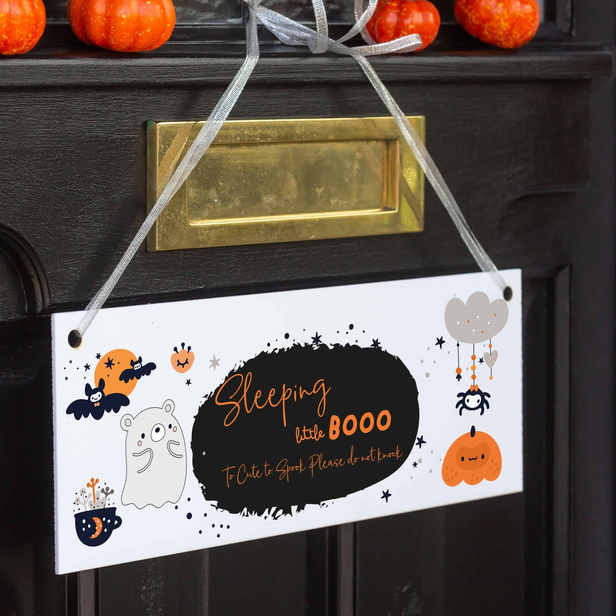 Personalised To Cute To SpookPersonalised Hanging Sign