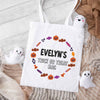 Personalised Halloween Trick or Treat Tote Bag / Drawstring Bag