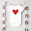 Personalised Love Heart Name Babygrow/Sleepsuit