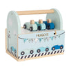 Personalised Wooden Car Racetrack Toy with Pitstop