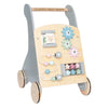 Personalised Wooden Grey Activity Walker Toy