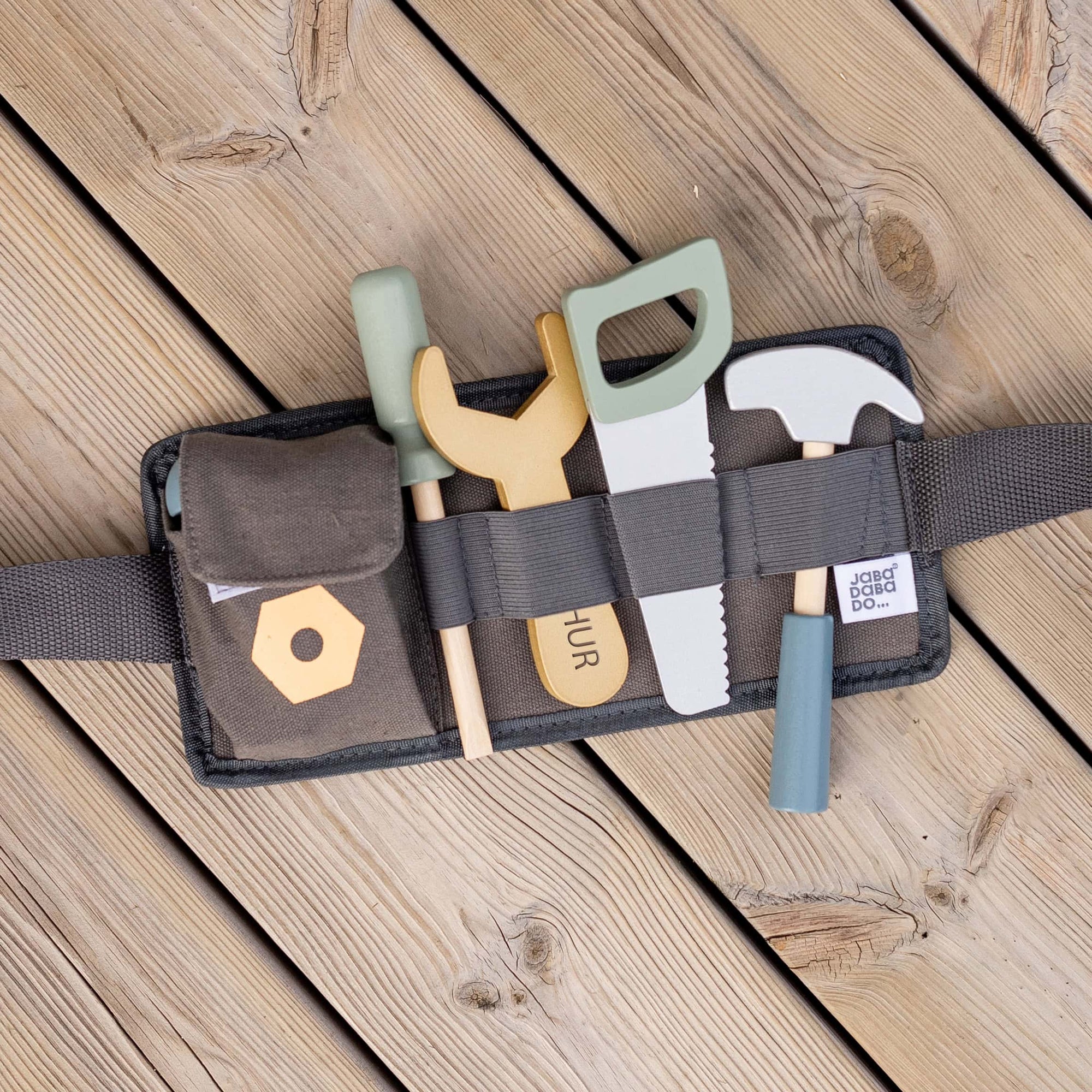 Personalised Wooden Tools Belt Toy