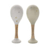 Personalised Wooden Kids Maracas Instrumental Toy