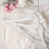 Personalised White Wooden Bridal Wedding Day Hanger