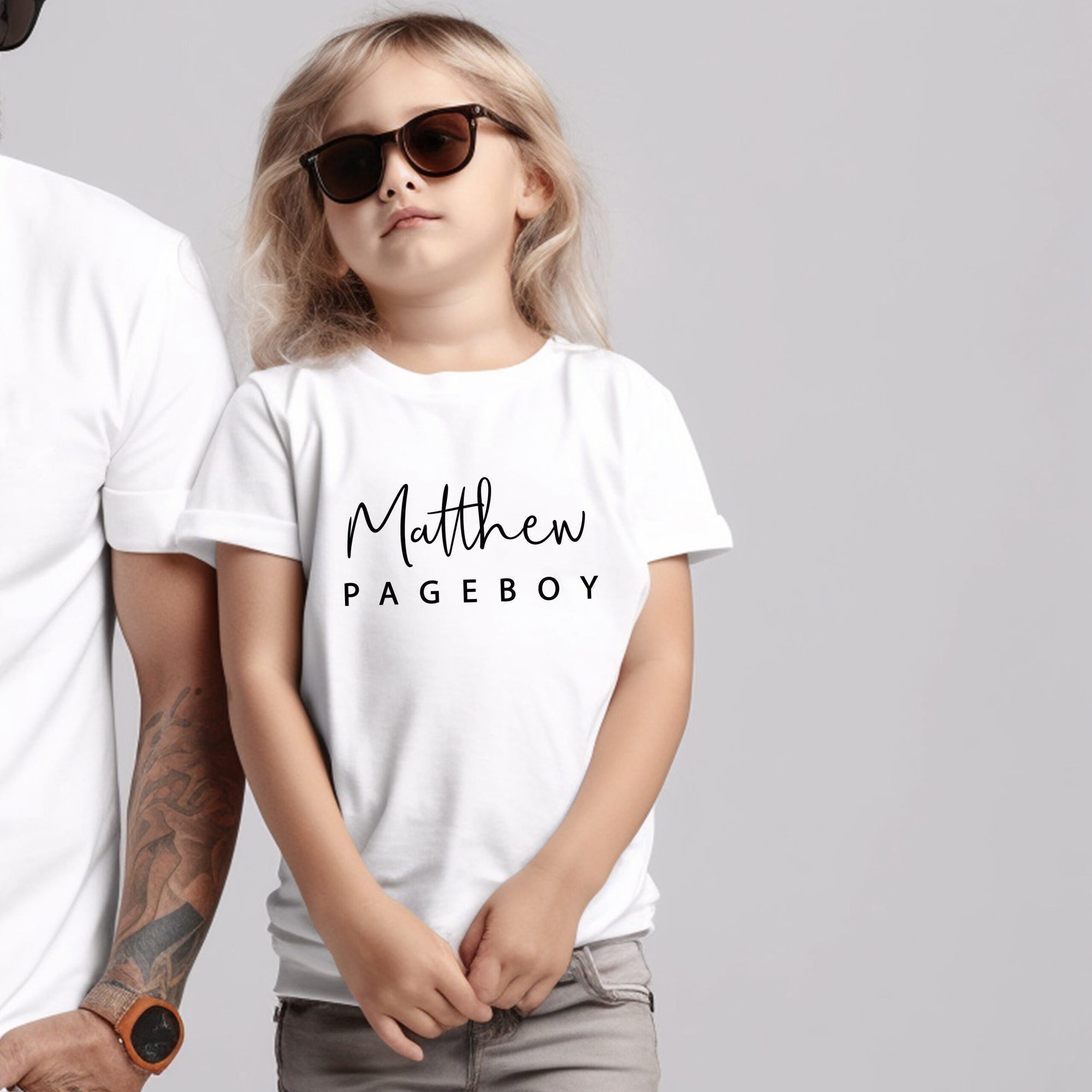 Personalised Wedding Pageboy Tshirt, Sleepsuit or Bodysuit