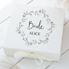 Personalised Wedding Bridesmaid Box - Choose Your Colour and Size