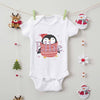 Personalised Baby Penguin Babygrow/Sleepsuit - Christmas Jumper