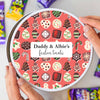 Personalised Metal Round Christmas Baking/Sweetie Tin
