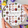 Personalised Metal Round Christmas Baking/Sweetie Tin