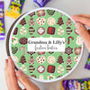 Personalised Metal Round Christmas Baking/Sweetie Tin