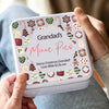 Personalised Metal Square Christmas Treat/Sweetie Tin