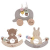 Personalised Wooden Wire & Bead Toy - Teddy