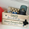 Personalised Pine Wooden Crate With Optional Bottle Opener
