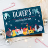 Personalised Blue Safari Animal Christmas Eve Box