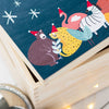 Personalised Blue Safari Animal Christmas Eve Box