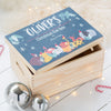 Personalised Blue Safari Animal Christmas Eve Box