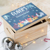 Personalised Blue Safari Animal Christmas Eve Box