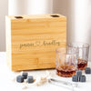 Personalised Couples Name Whisky Glass Set