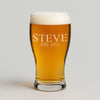 Personalised Birthday Name And Established Pint Glass