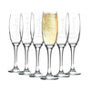 Personalised Wedding Name Champagne Flute Glass