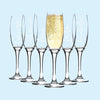 Personalised Wedding Name Champagne Flute Glass