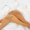 Personalised Wooden Groomsmen Wedding Day Hanger