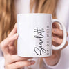 Personalised Bridal Party Sideways Bridesmaid Mug