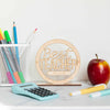Personalised Wooden Best Teacher Award Plaque