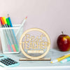 Personalised Wooden Best Teacher Award Plaque