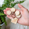 Personalised Wooden Superdad Child Family Tag Keyring