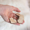 Personalised Wooden Superdad Child Family Tag Keyring