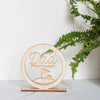 Personalised Wooden Father's Day Golf Award Plaque