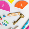 Personalised Thank You Teacher Pencil Wooden Keyring
