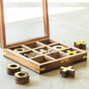 Personalised Luxury Wooden Tic Tac Toe Game