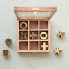 Personalised Luxury Wooden Tic Tac Toe Game