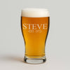 Personalised Birthday Name And Established Year Pint Glass