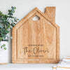 Personalised New Home Wooden Chopping Board